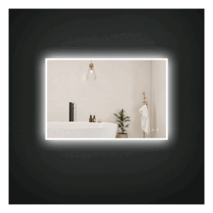 Glacier 48" x 32" x 1.18" Touch control, Front lighted LED mirror - 2700K-6500K - Image 1