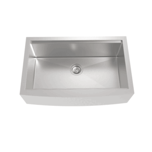 Glacier Rectangular Single Bowl Drop-in Stainless Steel Workstation Apron Sink (Includes cutting board, stainless steel mat and drain) - Image 3