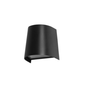 Forlight Prisma One Directional Outdoor Wall Fixture - Black - Image 1