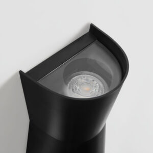 Forlight Prisma Two Directional Outdoor Wall Fixture - Black - Image 2