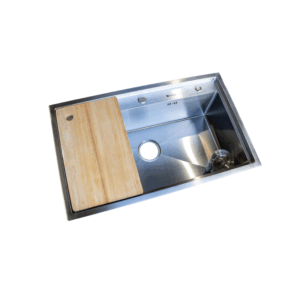 Glacier Drop-In Stainless Steel Kitchen Sink - 30.71" x 18.89" x 9.64" - Image 2
