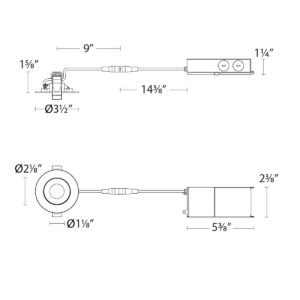 WAC Lotos 2" Recessed Adjustable 45° Downlight - White - Image 2