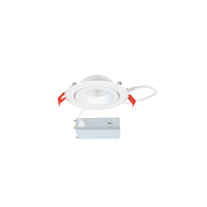 WAC 9W Lotos 4" recessed adjustable 50° downlight , 5 - CCT switchable - White Finish - Image 1