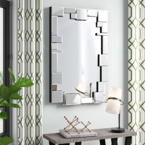 Glacier Rectangular Glass Mirror - Size:60x90CM (23.6x35.4") - Image 1