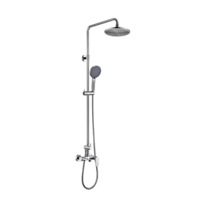 CAE Montella 3-Way Single Lever External Rain Shower Mixer - Spot Free Stainless Steel - Image 1