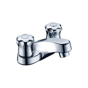 CAE 4 Inch Double Handle Vanity Faucet - Chrome - Image 1