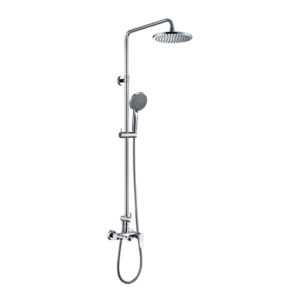 CAE Ledro 3-Way Single Lever External Rain Shower Mixer - Chrome - Image 1