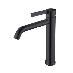 CAE Floris Single Lever Medium Vanity Faucet - Matte Black - Image 1