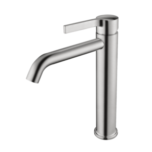 CAE Floris Single Lever Medium Vanity Faucet - Spot Free Stainless Steel - Image 1