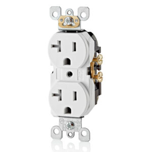 Leviton 20 AMP Tamper Resistant Duplex Receptacle -125V - Image 2