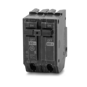 GE 80 Amp 1" Double Pole Breaker - Image 1