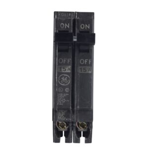 GE 15 Amp 1/2 in. Double Pole Circuit Breaker - Image 2
