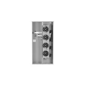 GE Meter Stack 125A, 4 Jaw, 120/240VAC, 3 Sockets, Ring type, 400A - Image 1