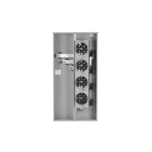 GE Meter Stack 125A, 4 Jaw, 120/240VAC, 4 Sockets, Ring type, 400A - Image 1