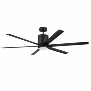 Craftmade Tate 65" Flat Black Ceiling Fan - DC Motor - Image 1