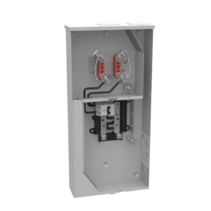 Ringless Horn Bypass Main Breaker 10-Circuit Overhead/Underground Combination Meter Socket Load Center w/100 amp breaker - Image 1