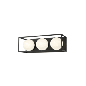 Alora Mood Amelia 3 Light Vanity - Matte Black Finish