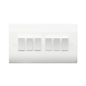 Thrion 6 Gang 2 Way Plateswitch - Image 1