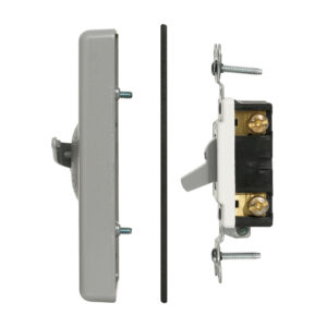 Leviton 1-Gang Toggle w/Switch Device Switch Wallplate - Gray - Image 3