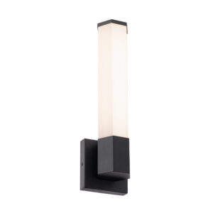 WAC 18W Remi 16" Indoor Wall Sconce - 2700K/3000K/3500K - Black - Image 1