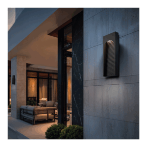 WAC Orlene 16" Outdoor Sconce 3000K - Black - Image 4