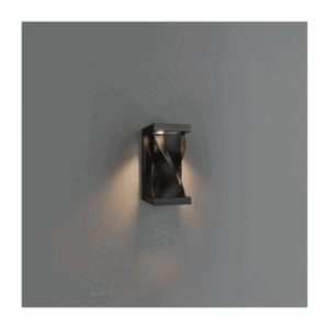WAC Brocade 10" Outdoor Sconce 3000k - Black - Image 4