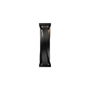 WAC Brocade 18" Outdoor Sconce 3000k - Black