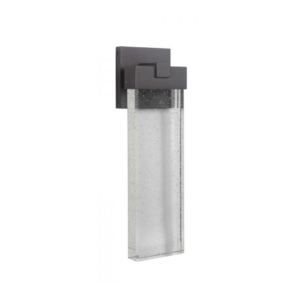 Craftmade Aria 15 inch Textured Black LED Outdoor Wall Lantern, Small