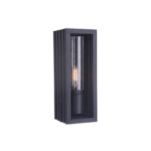 Craftmade Carmel Medium 1 Light Outdoor Lantern - Textured Matte Black - Image 1