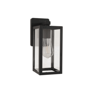 Craftmade Harris 1 Light 12.13" Outdoor Wall Lantern in Textured Black - Wet Rated - Image 1