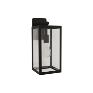 Craftmade Harris 1 Light 15.63" Outdoor Wall Lantern in Textured Black - Wet Rated - Image 1
