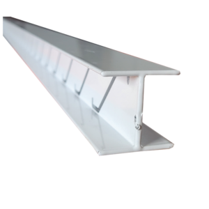Aluminum Z Louvre Profile Mullion  1-1/2 x 1-1/2 | 3.66 mtrs (12ft) length | Powdercoat White - Image 1