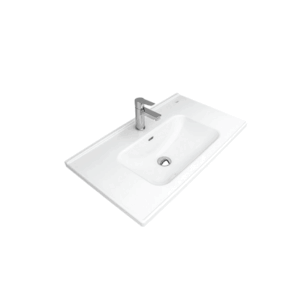 Elegance Washbasin - 80CM in White Finish - Image 1