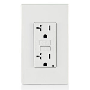 Leviton 20 AMP Tamper Resistant Self-Test Smartlock Pro Slim GFCI - 125V - Image 2