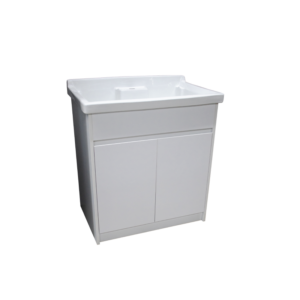 Glacier 33" Laundry Cabinet with Sink - Image 1