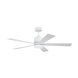 Craftmade McCoy 52" White 5-Blade Ceiling Fan w/ Light Kit - Image 1