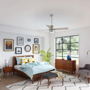 Hunter Beck 52" Brushed Nickel Ceiling Fan - Image 3