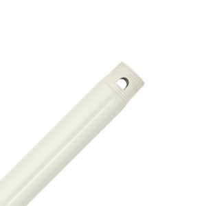 Monte Carlo 24" Matte White Downrod - 1/2" - Image 1