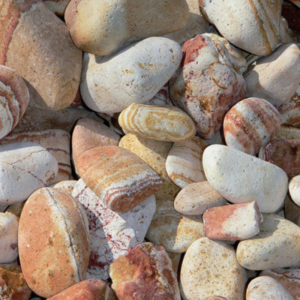 Sunset Natural Stone Bolo Rainbow 25-50mm- 20kg bag - Image 1