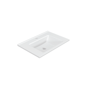 Platinum Tide Sink 65CM White - 65W X 46D CM / 25 9/16W X 18 1/8D inches - Image 1