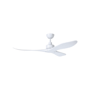 Eglo Westerly 60" Ceiling Fan in White - Damp Listed