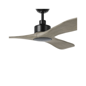 Eglo Westerly 60" Ceiling Fan in Black/Driftwood - Damp Listed - Image 3