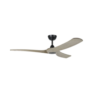 Eglo Williwaw 60" Black w/ Driftwood Blades Ceiling Fan - DC Motor